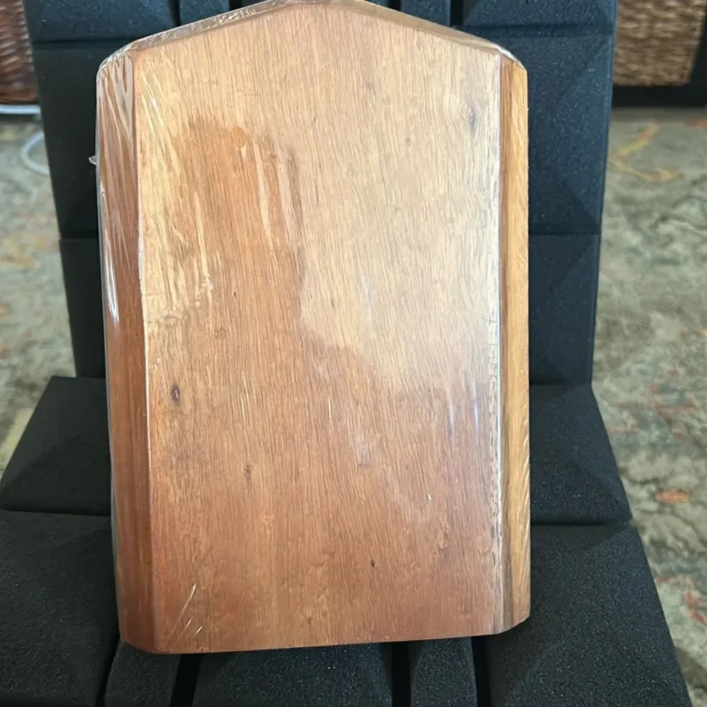 Walnut Knife wood Block For 4 Pieces Sealed 9”x8”x7”